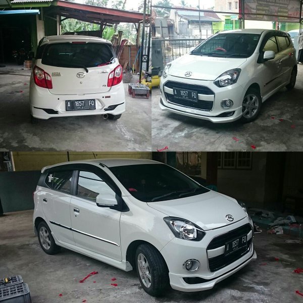 Bodykit Ayla - Daihatsu Ayla - Bodykit Daihatsu Ayla AKSESORIS MOBILBODYKIT AYLA X ELEGANT ONGKIRNYA