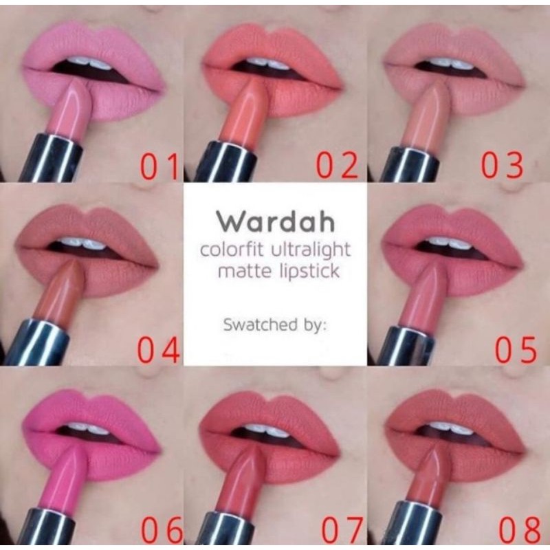 WARDAH COLORFIT ULTRALIGHT MATTE LIPSTIK