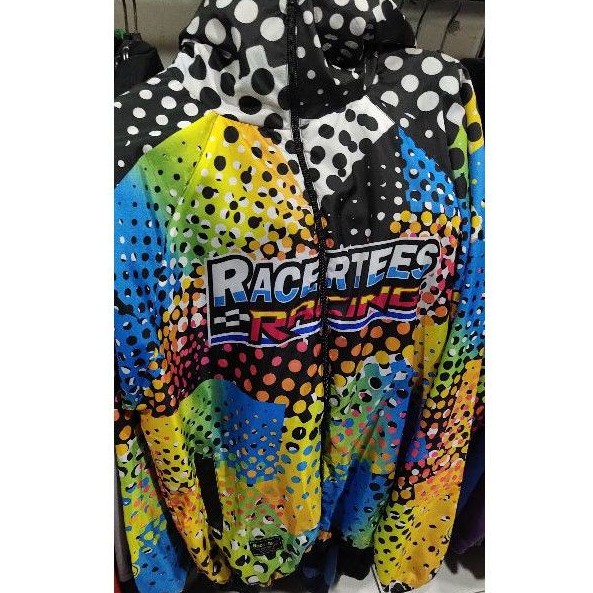 Jaket Parasut Racertees 100% Original  ( GRATIS ONGKIR )