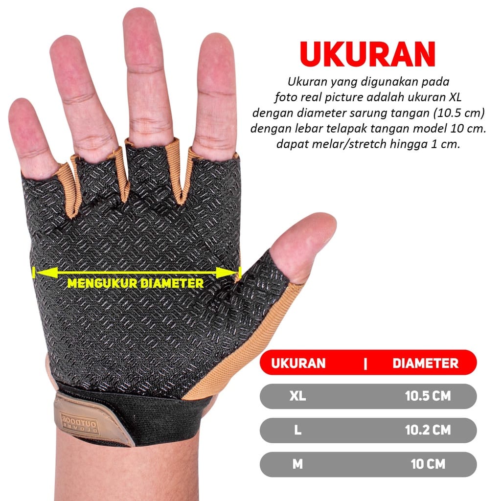 SARUNG TANGAN TACTICAL MECHANIX / GLOVES FULL FINGER / ST MOTOR / ST SEPEDA - NO-89