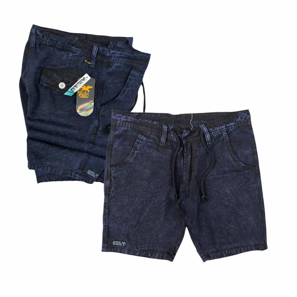 Celana Pendek Denim Snow Wash Celana Pendek Jeans Washing Snow Celana Pendek Pantai