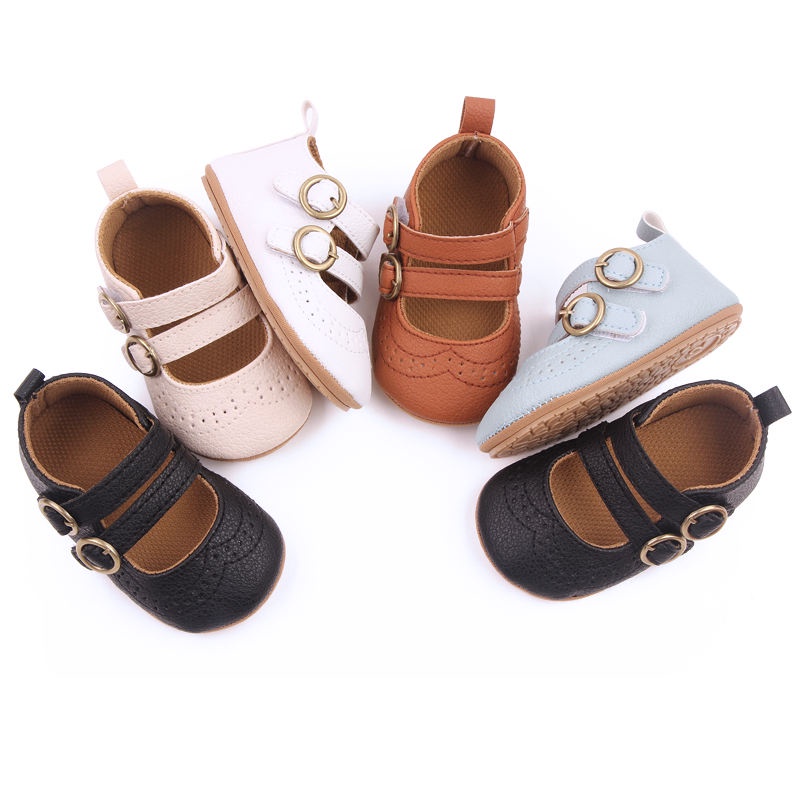 Sepatu Prewalker Bayi Perempuan Vintage Style- Sepatu Bayi Belajar Jalan S1207