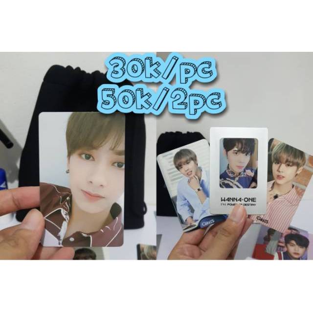 [READY STOCK] Photocard PC Seventeen Wanna One Park Jihoon Official