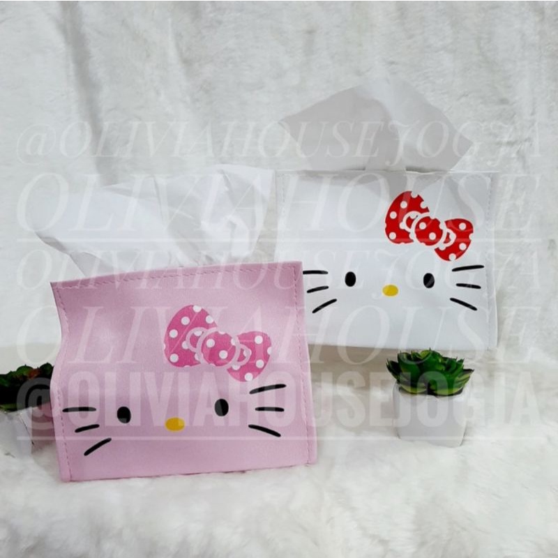 Kotak Tisu Hello Kitty Lipat Tempat Tisu Hello Kitty Box Tissue Hello Kitty