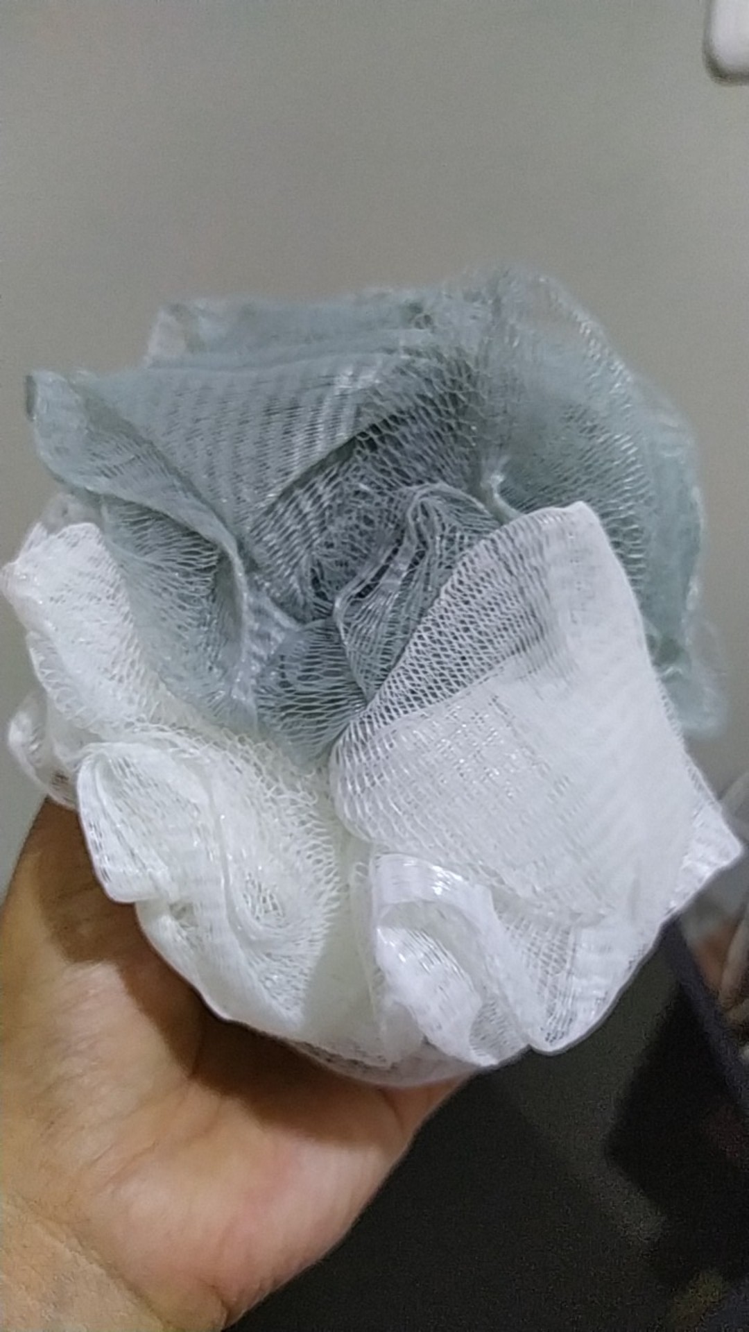 [termurah] Spons Mandi Jaring Lembut Tebal Pembersih Badan 2 Warna T2165