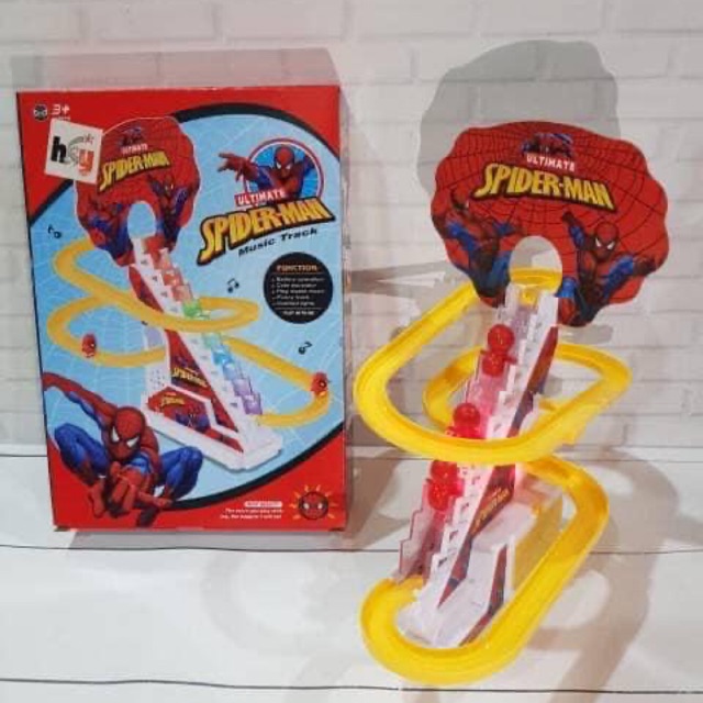 Mainan anak spiderman tangga
