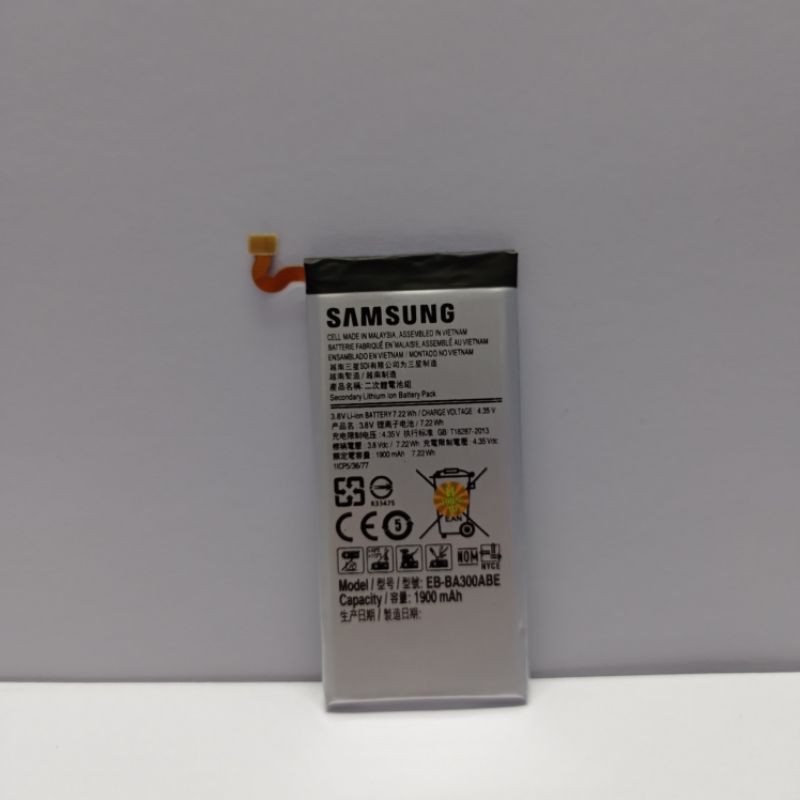 BATRE BATERAI BATTERY SAMSUNG A3 2015 A300 ORIGINAL