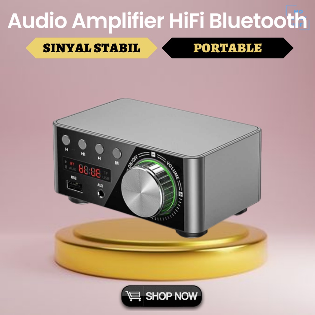 TCXRE Aksesoris Audio Mesin Modul Power Speaker HiFi Amplifier Mini Bluetooth Wireless Speaker Subwo