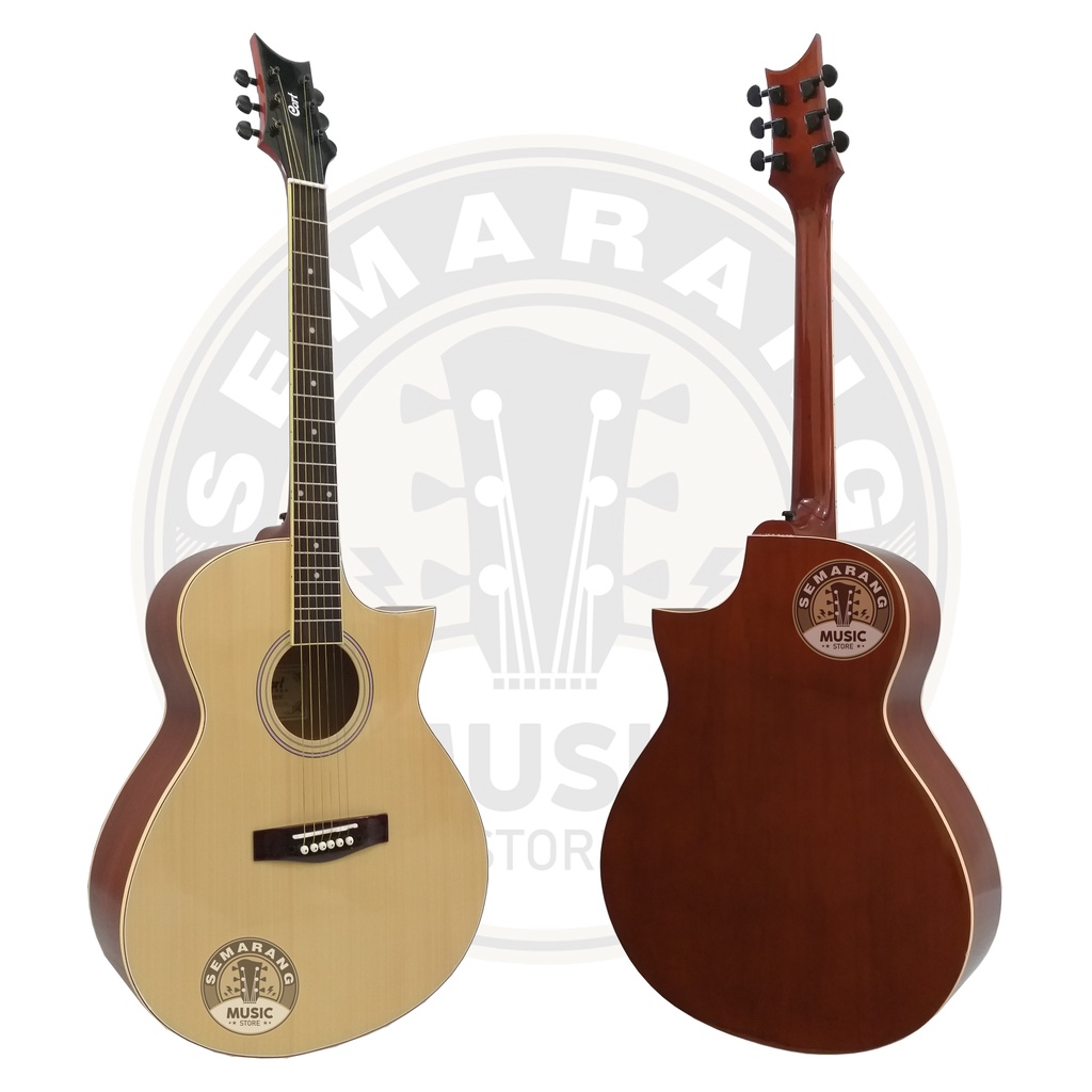 Gitar Akustik Cort Lancip Custom Paket Super Komplit