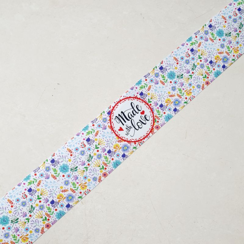 

(5pcs) Paperbelt Kertas Tulisan Made With Love