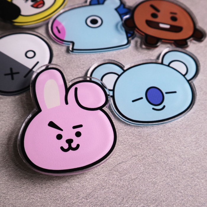 Griptok Akrilik BT21 BT 21 Popstand Pop Stand Akrilik Karakter Socket - TATA
