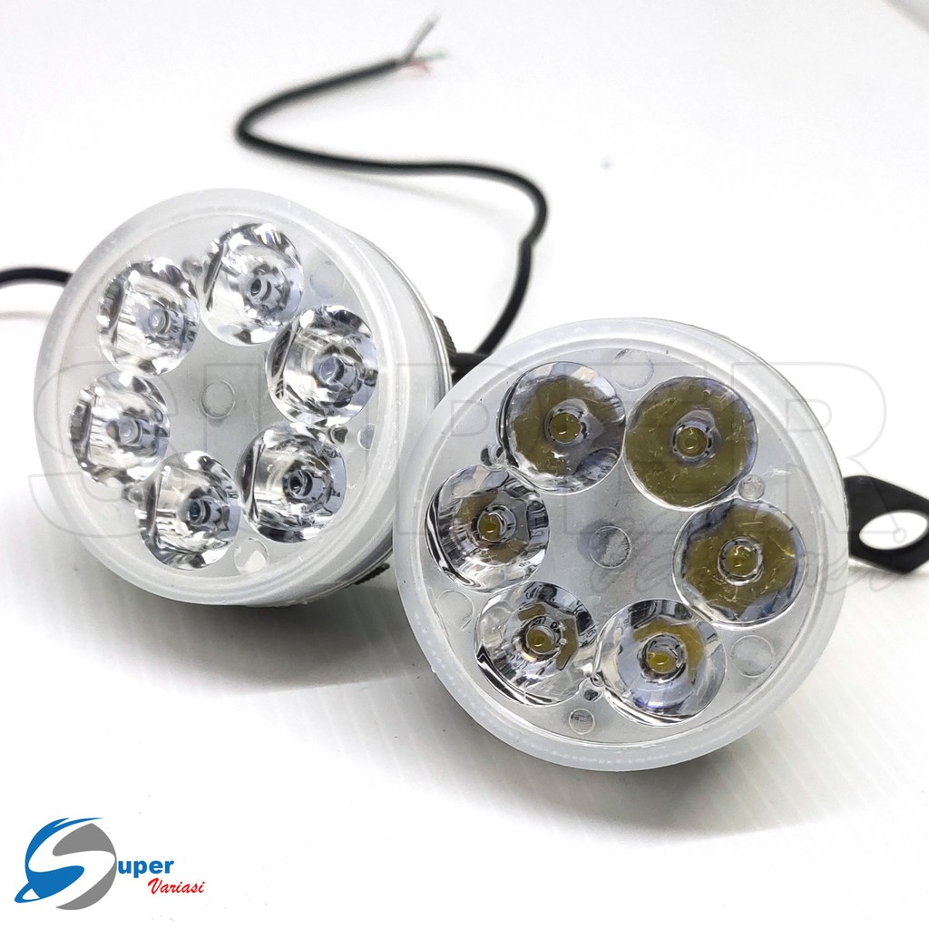 Lampu motor /lampu spion/tampu tembak spion/lampu sorot spion harga sepasang