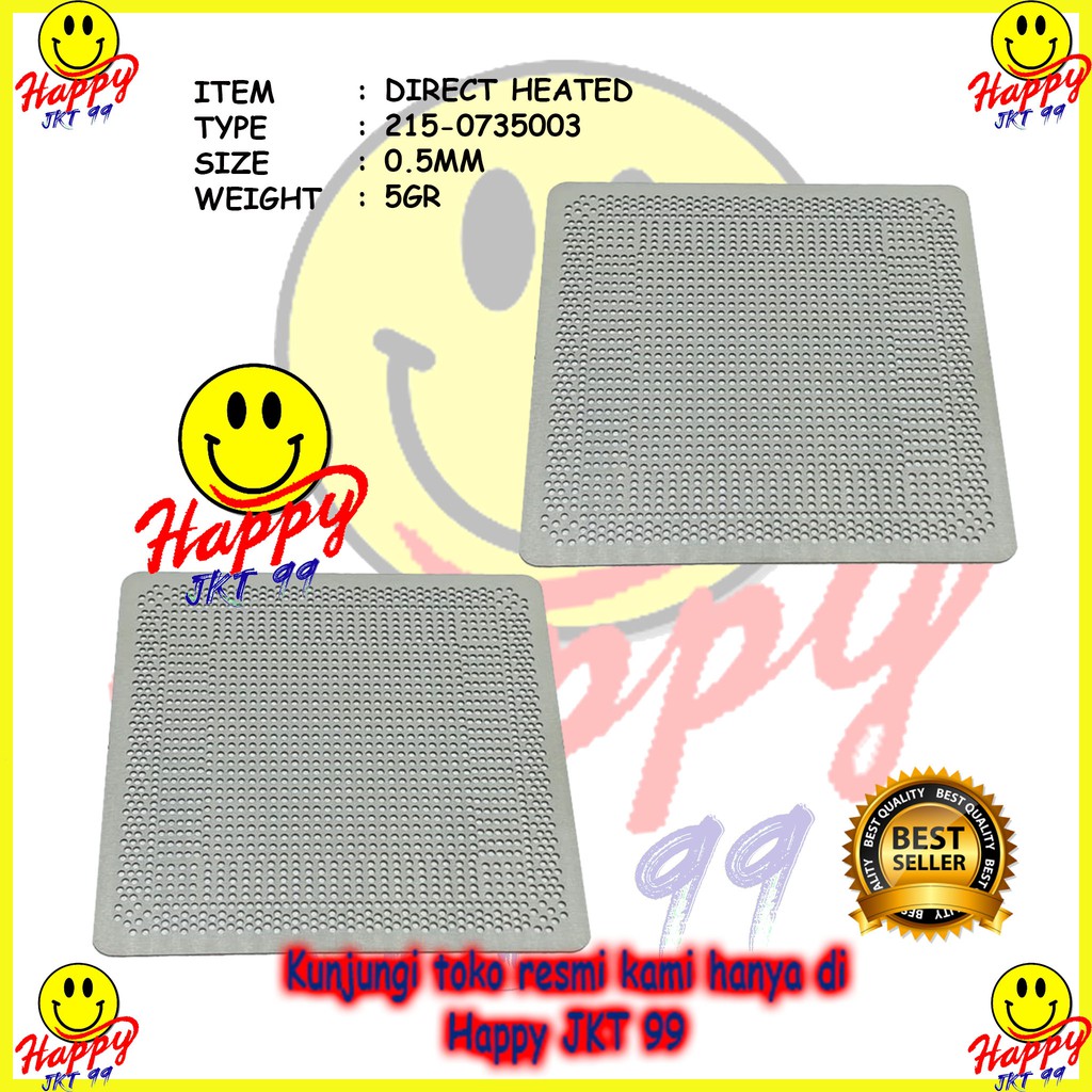 [ HAPPY JKT 99 ] DIRECT HEATED STENCIL 216-0809000 216-0833000 216-0810084 216-0810005