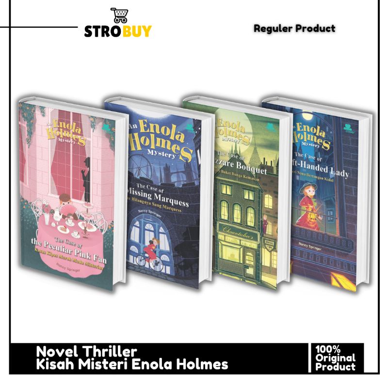 Buku Novel Kisah Misteri Enola Holmes Seri Lengkap