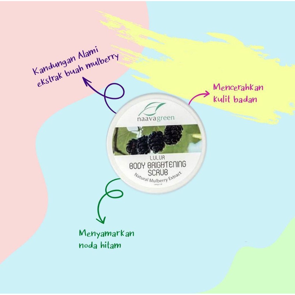 [TERMURAH!] Naavagreen Body Scrub / Lulur Pemutih Pencerah Tubuh - NAVAGREEN - NAVA GREEN - NAVAAGREEN - NAVAA GREEN