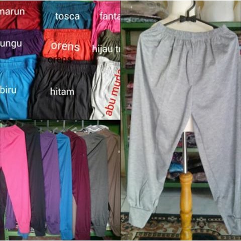 celamis celana Aladin Daleman gamis jumbo polos