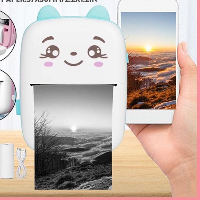 mini printer/printer bluetooth/printer thermal panda/ Label Memo Receipt Paper THERMAL/Peripage A8C 