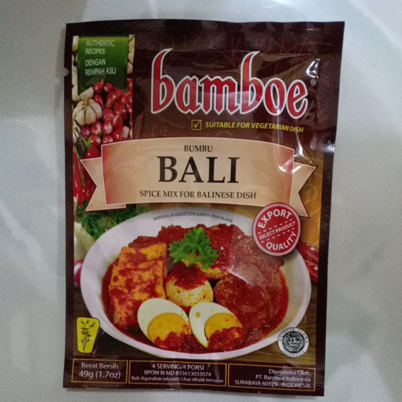 Bamboe Export Bumbu Bali 49 gr