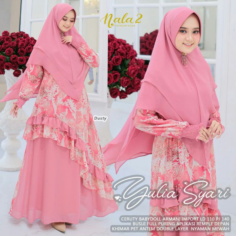 Yulia Syari By Nala || Gamis Syari Ori Nala