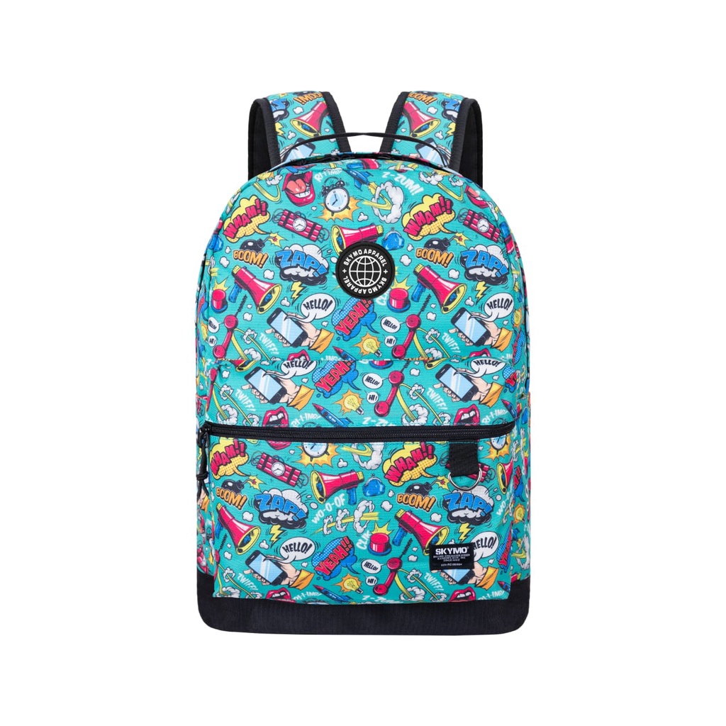 SKYMO POP ART BLACK BAG PACK