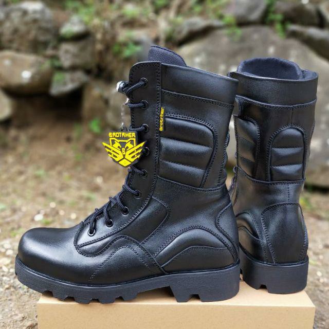 SEPATU PDL BROTRHER LGR RADIAL KULIT ASLI SEPATU PDL TNI POLRI SECURITY SATPAM SEPATU BOOTS PRIA