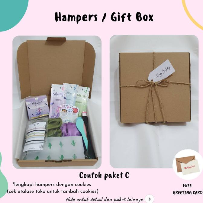 

Premium Product!!! Hampers Gift Box Birthday Ulang Tahun Graduation Wisuda Natal Lebaran - Paling Diminati