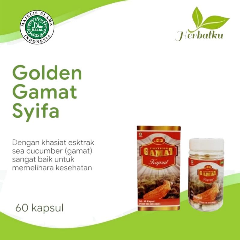 

Gamat Ekstrak 60 kapsul // membantu memelihara kesehatan