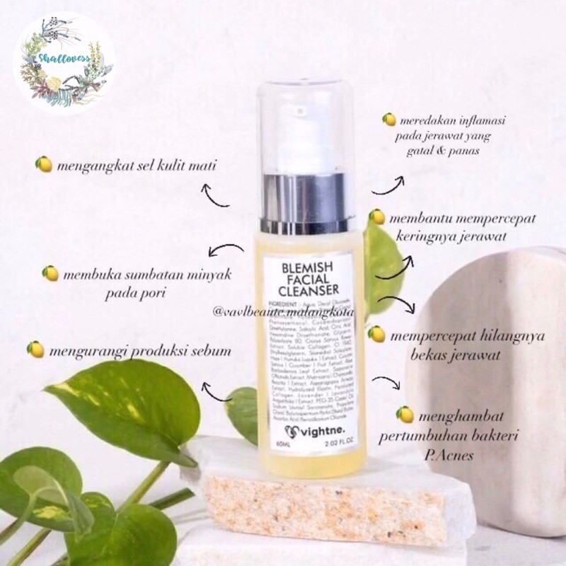 blemish facial cleanser
