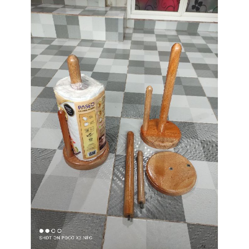 Tempat Tisu Roll / Tempat Tisu Gulung / Roll Tissue (bongkar pasang)