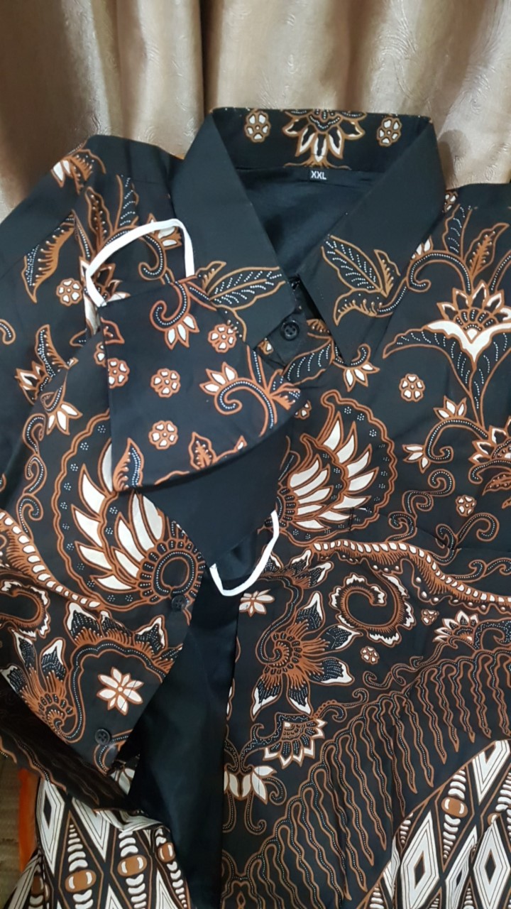 Kemeja Batik Pria Lengan Pendek Dirgantara