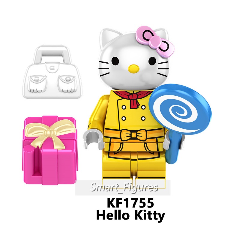 Mainan Action Figure Mini Karakter Kartun Hello Kitty Buzz Lightyear Izzy Hawthorne Zach The Great Demon KF6166