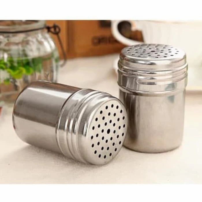 [BISA COD] PROMO Tempat Bumbu Lada Garam Stainless Praktis Serbaguna Botol Bumbu Dapur Tempat Tusuk Gigi Pepper Shaker Botol Tabur Murah Terjangkau