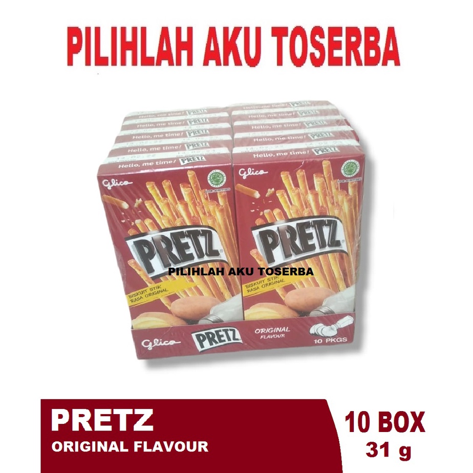 Glico PRETZ ORIGINAL - (HARGA PER 10 BOX)