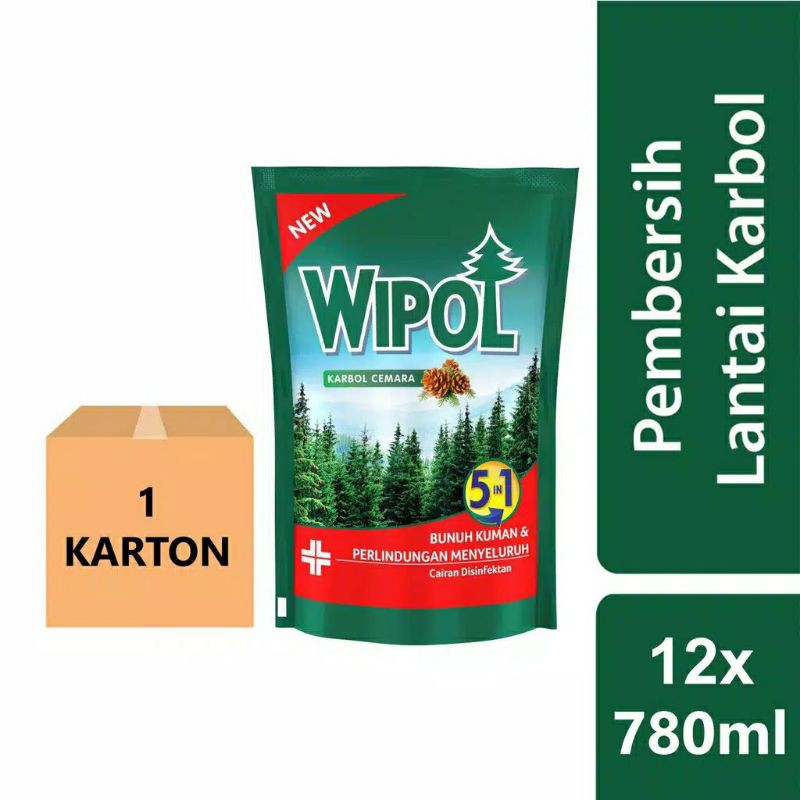 Wipol pine 780ml per dus