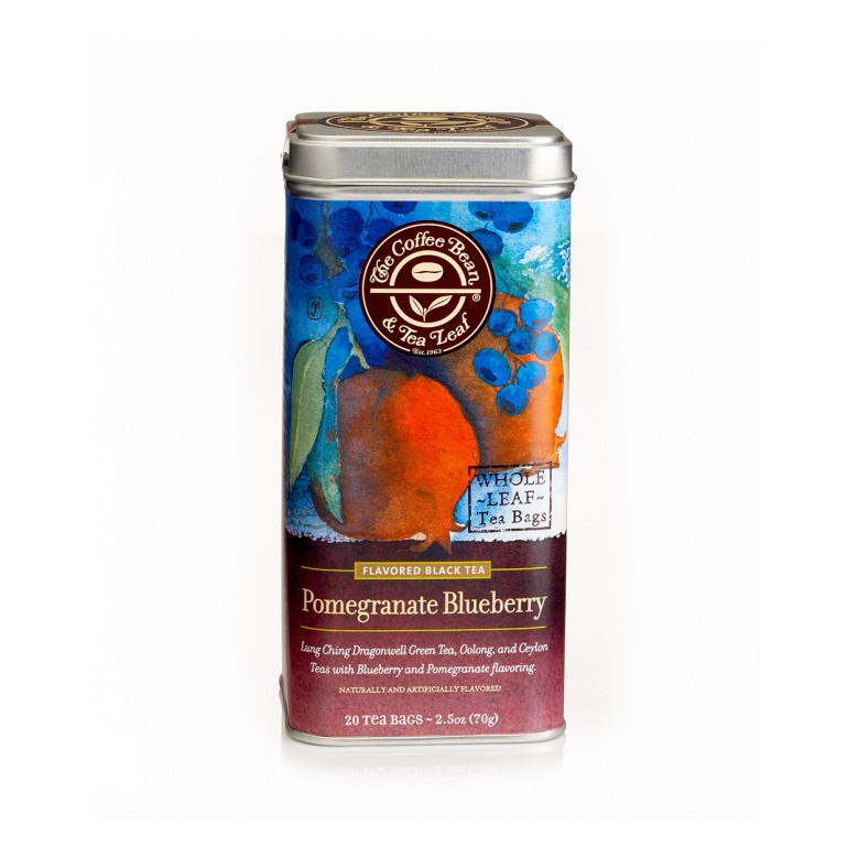 

#HANDCARRY Coffee Bean Tea Leaf Pomegranate Blueberry Tea Bags 70g - UFOHCR2630