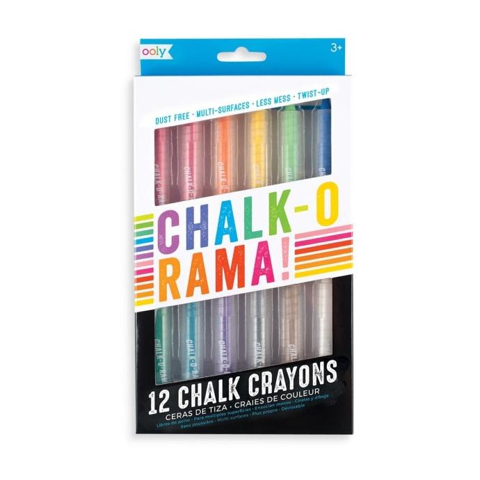 

Ooly - Chalk-O Rama Dustless Chalk Sticks (set of 12)