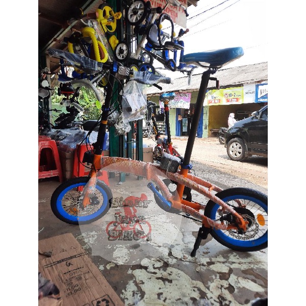 SEPEDA LIPAT FAMILI SPONGEBOB TX7 3.0 ALUMUNIUM