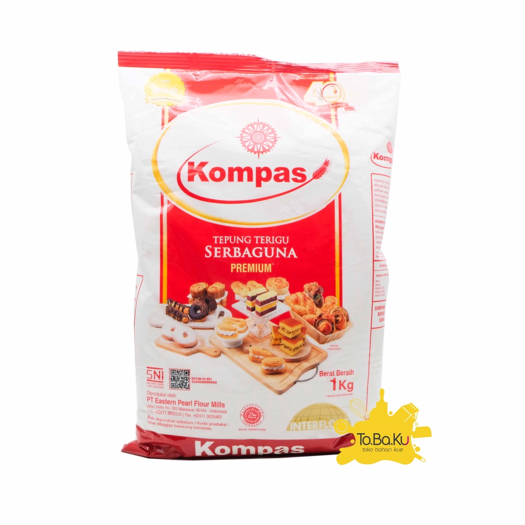 Tepung Terigu Kompas 1kg