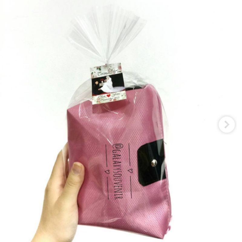 Pouch Telinga (Kembung~Kemas:Mika)|Souvenir Pernikahan Wedding Ulang Tahun Souvenir Perusahaan