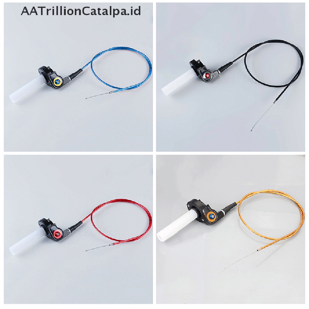 Aatrillioncatalpa 7 / 8 '' 22mm Grip Putar Dengan Kabel Untuk 50-250cc