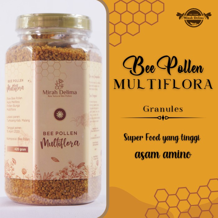 

(BISA COD) Raw Bee Pollen - Natures Super Food - Multiflora