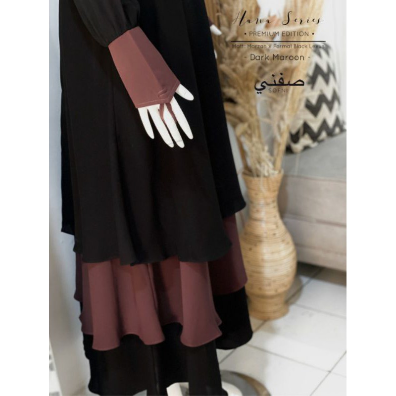 Hawa Dress Bahan Marzan by Sofni