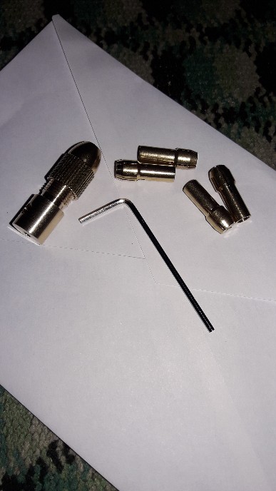 Bou 5pcs/set 0.5-3mm Small Electric Drill Bit Collet Micro Twist Drill Chuck