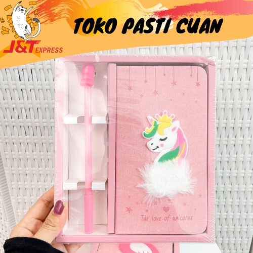 

paket alat tulis karakter unicorn bisa COD murah fancy lucu import