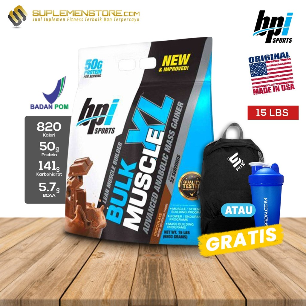 BPI Bulk XL Gainer BPI Bulk Muscle XL 15 lbs 15lbs Gainer