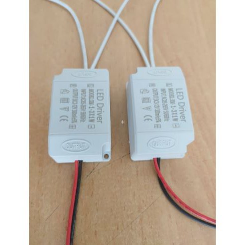 LED Driver 1-3*1 Watt Casing Plastik