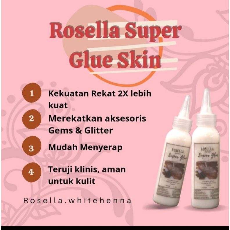 

LEM ROSELLA SUPER 2X LEBIH KUAT DAYA REKAT 3in1 kemasan 30ml, 60ml, 100ml