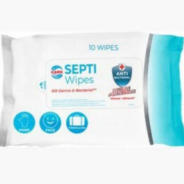 Septi Wipes Tisu Basah Antibacterial 10'Sheets