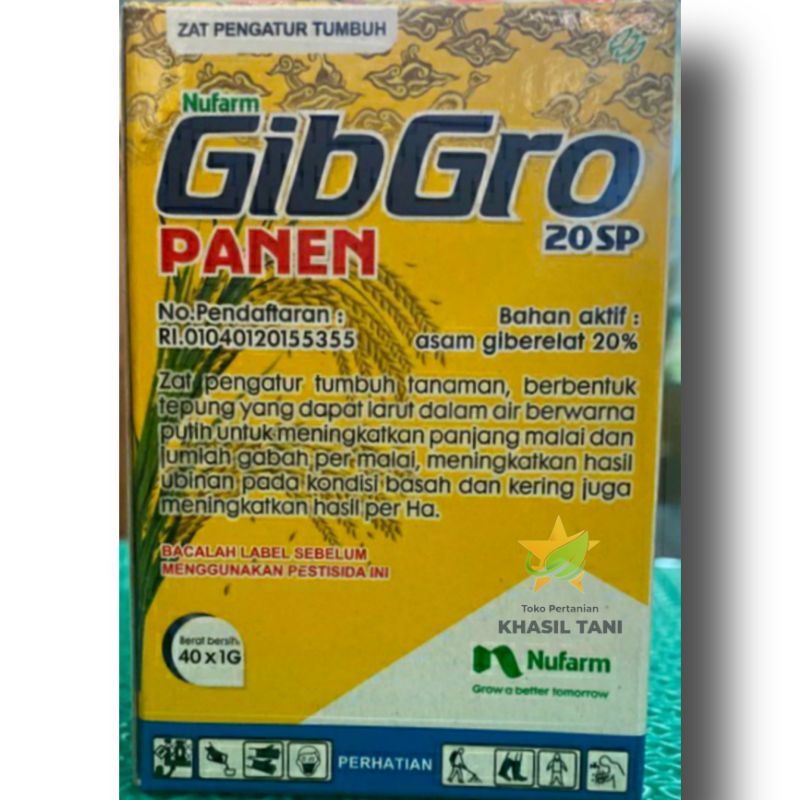 ZPT GIBGRO 20 SP 40 SACHET ( 1gram/Sachet )- Nufarm ZPT ASAM GIBERELAT