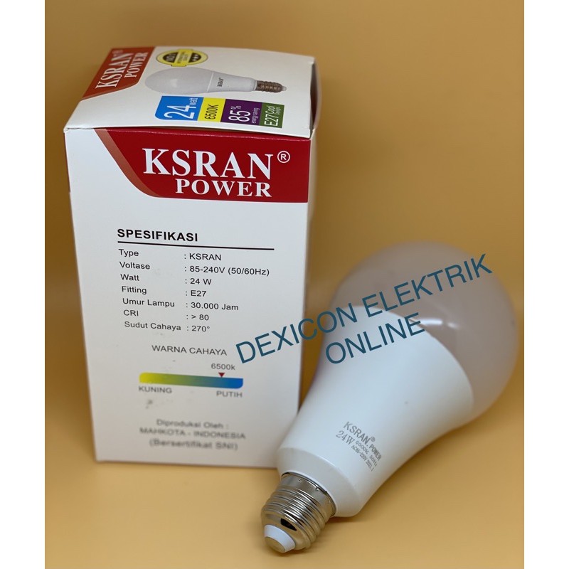 bohlam led/KSRAN POWER BULB 24 watt/lampu led/bohlam hemat energi/grosir lampu led murah/led terang murah